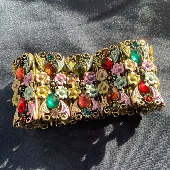 Michael Negrin Floral Paradise Bracelet Sz 6.5-7” No Clasp